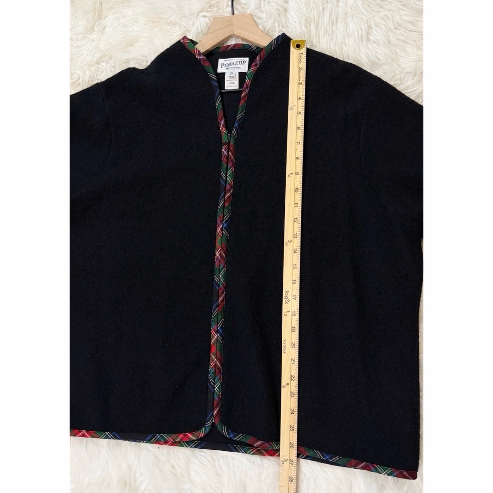 Pendleton Virgin Wool Full Front Zip Cardigan Swe… - image 8